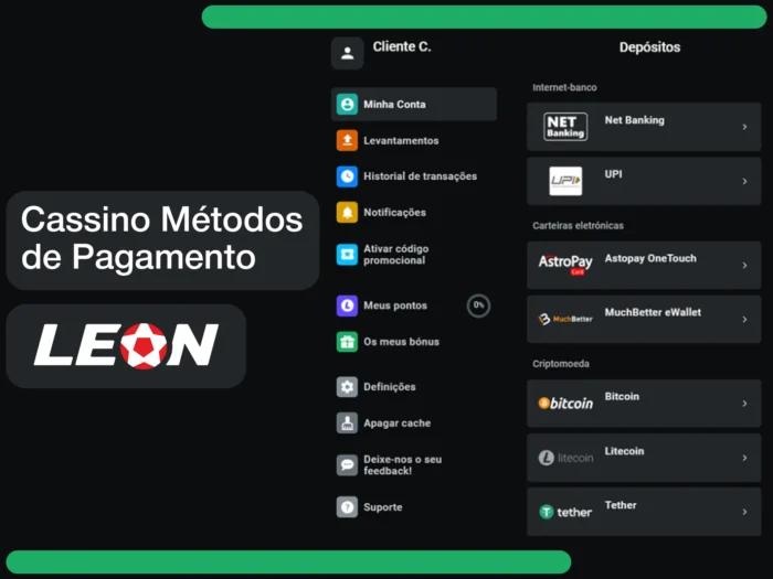 Metody płatności w kasynie