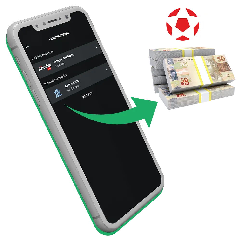 Retirar dinheiro de LeonBet sem dificuldades.